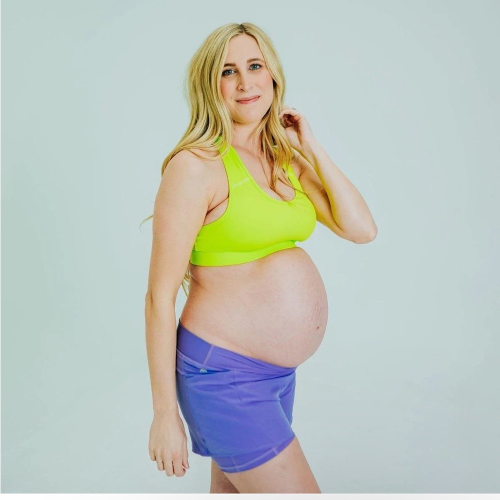 Under Panel Maternity Shorts - Iris